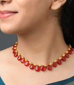 Red Petal Necklace