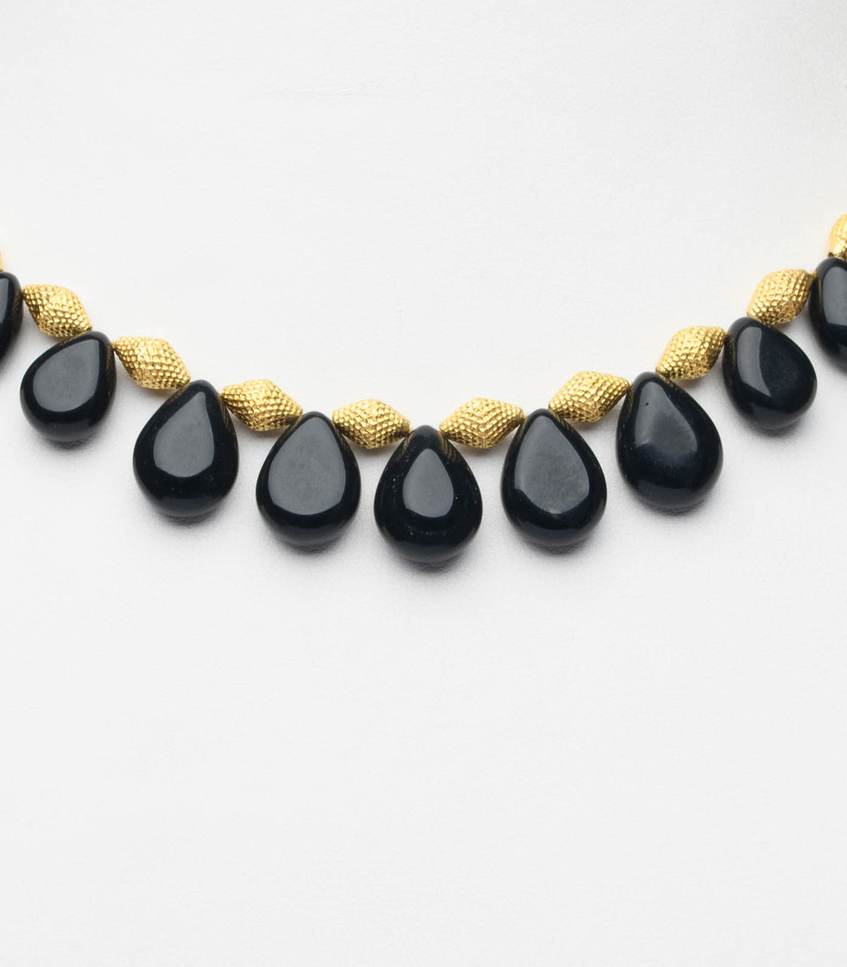 Black Petal Necklace