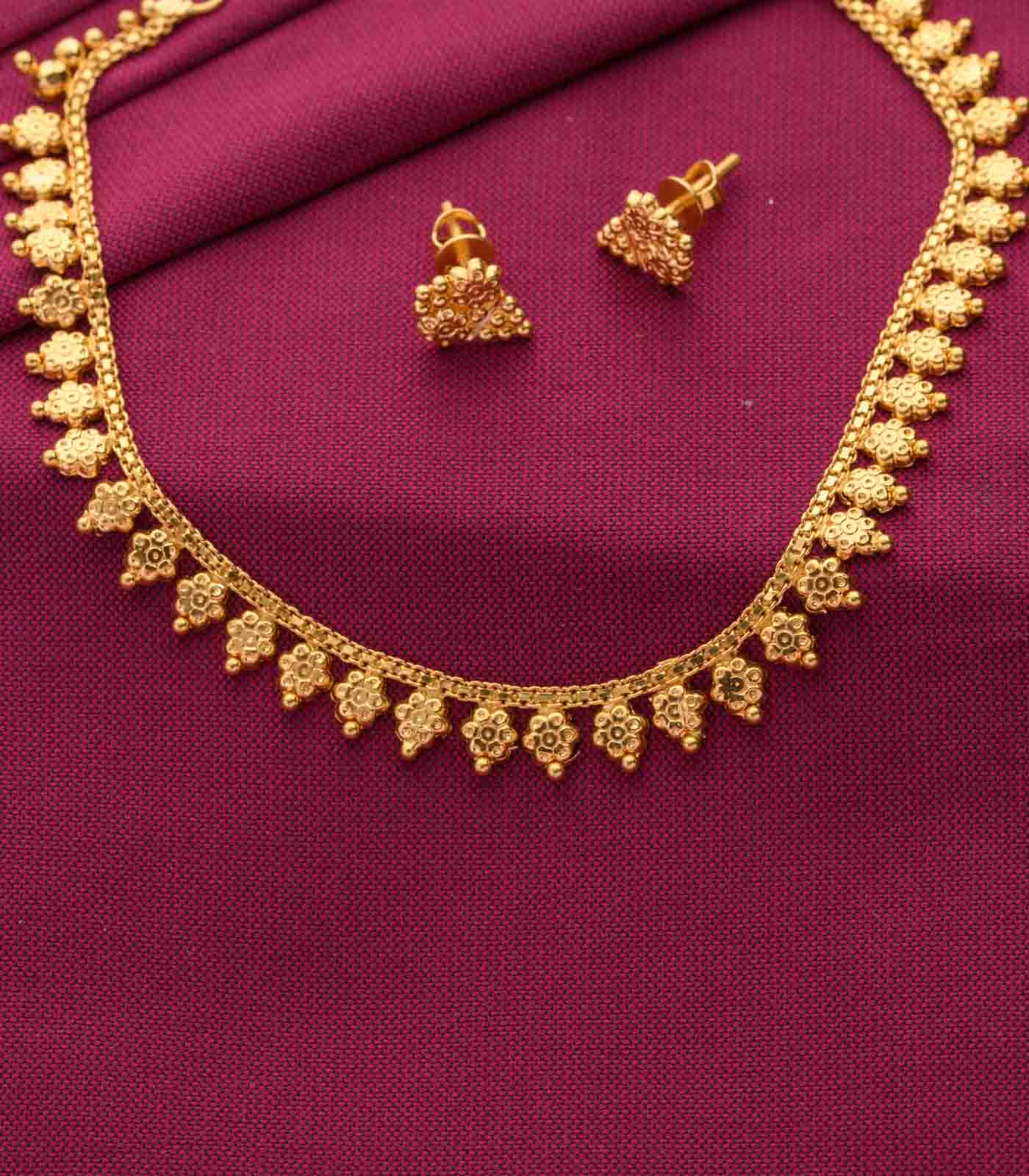 Angular Gold Necklace