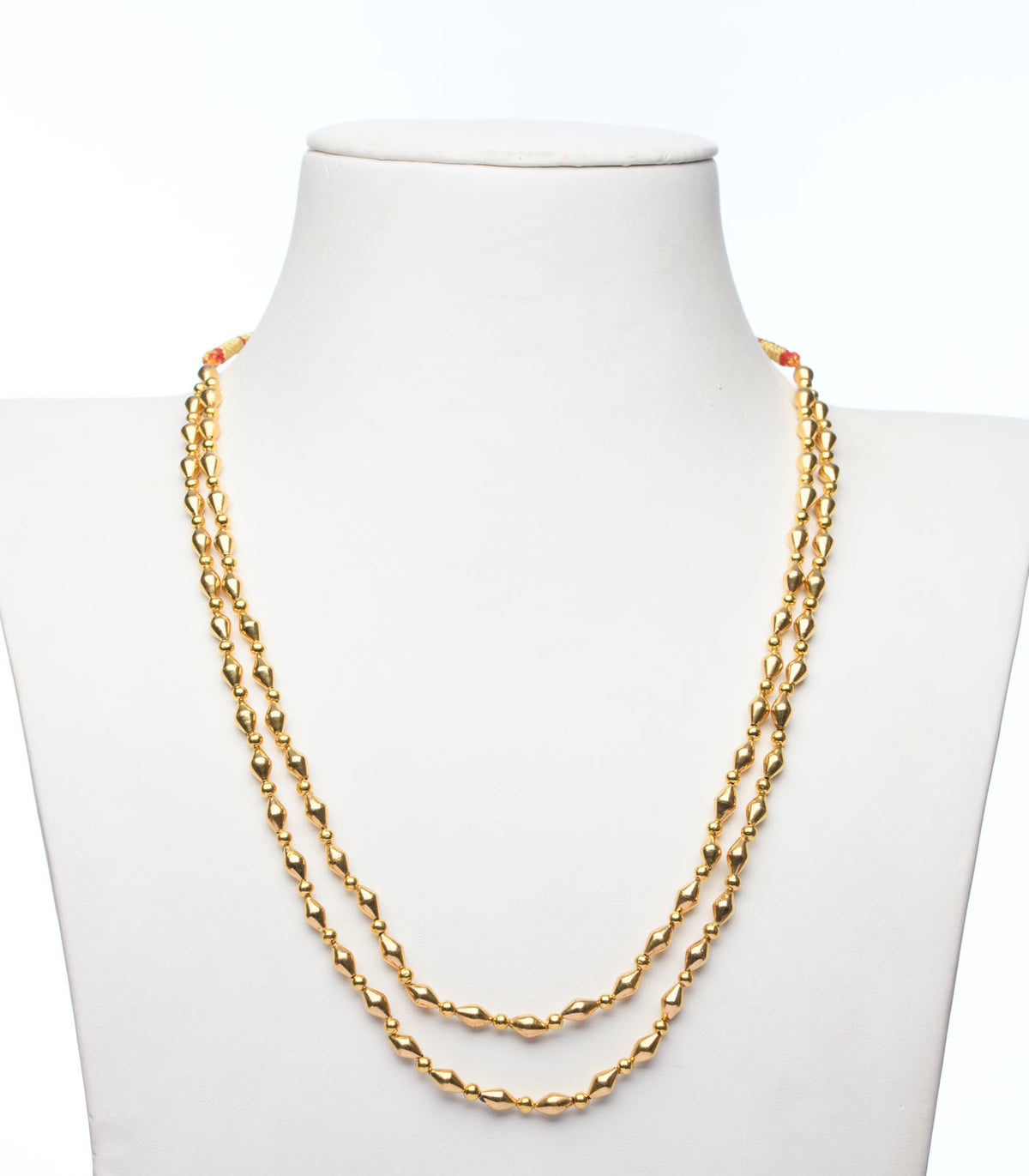 Minimal Beaded Dual Layer Necklace