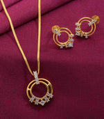 Studded Rotary pendant set