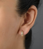 Block Loop Earrings