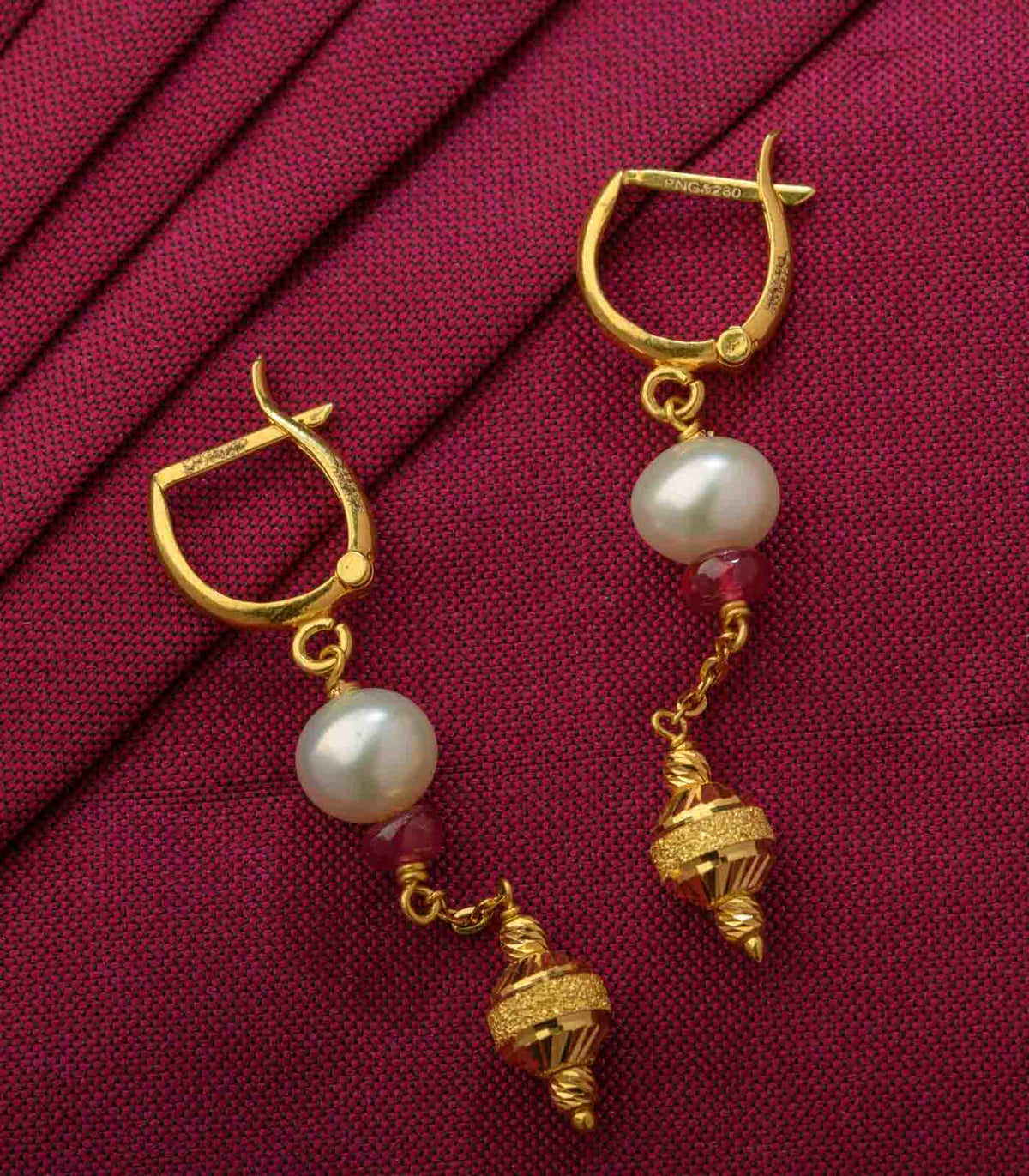 Fringe with Pearl Earrings