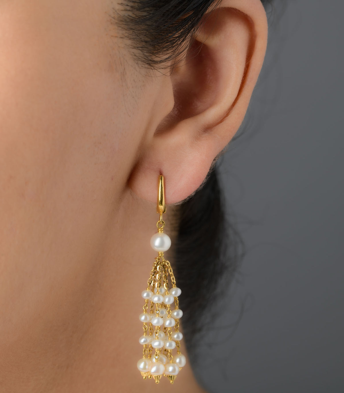 Classic Pearls Dangler Earrings