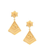 Angled Intricate Earrings