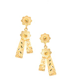 Floral Ribbon Earrings